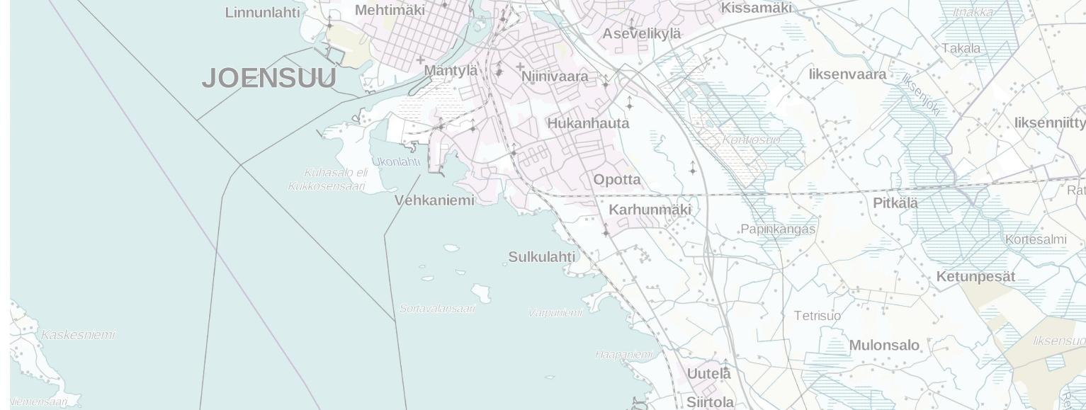 Karttakoontia (yleistetty esitystapa) vaalittavat ominaispiirteet rakentamisen ulkopuolelle jätettävät unelmien asuinpaikat alue, jolle esitettiin täydennysrakentamista alue, jolle kohdistuu