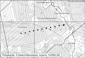 Teuvo Herranen 107. Teerisuo Teerisuo (kl. 3324 02, x = 7089,9, y = 3469,8) sijaitsee noin 25 km Pyhännän keskustasta etelään (kuva 9). Se rajoittuu pääosin mataliin hiekkakankaisiin.