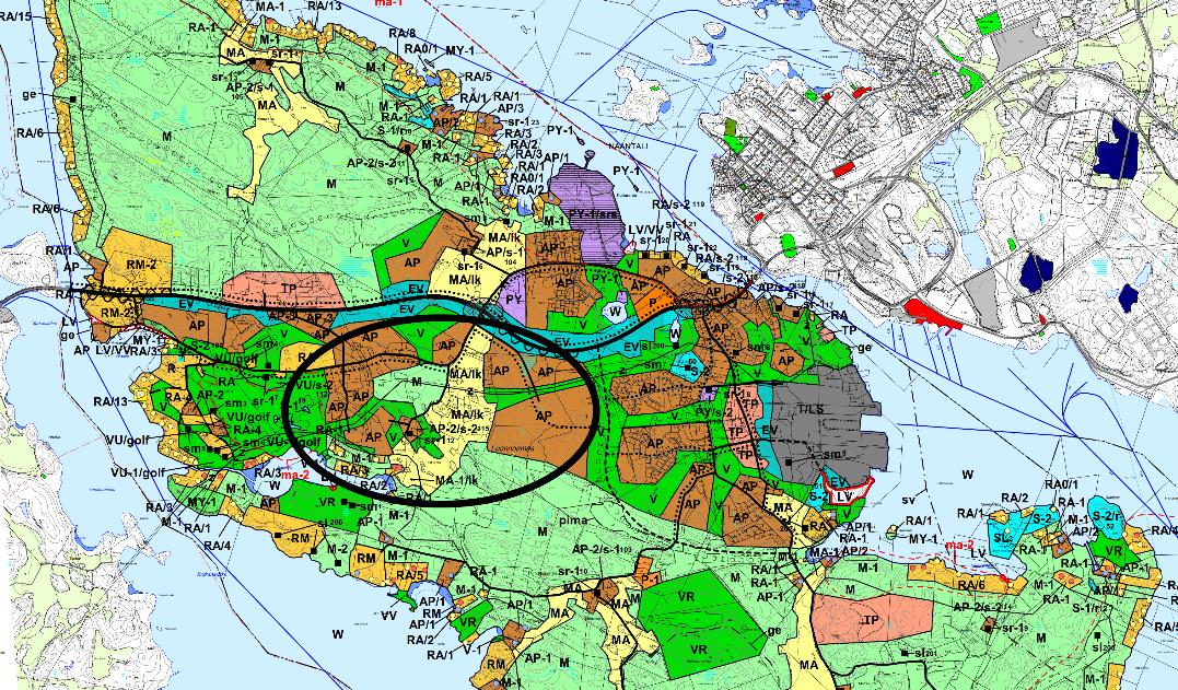 LÄHIVUOSIEN YLEISKAAVATYÖT C Naantalin Luonnonmaan, Lapilan ym. saarien osayleiskaavan tarkistus II: Matalahti ympäristöineen Käynnistetään vuonna 2017.