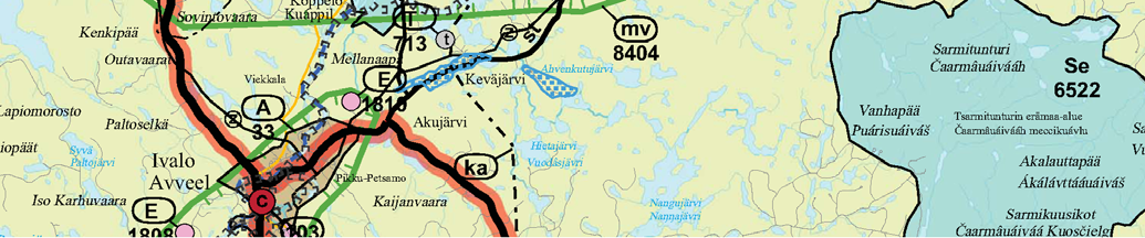 Seitap Oy INARI 6 tävät kulttuuriympäristöt ja maisemat. Näillä alueilla alueidenkäytön on sovelluttava niiden historialliseen kehitykseen.