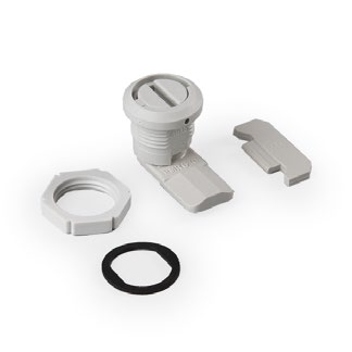 Muut tarvikkeet Mitat Pakkaus- Snro (mm) koko (kpl) KY2.15 Salpa, muovinen, sulkuväli 15 mm ø 23 x 26 100 3427991 KY3 Kolmioväännin 20 x 50 x 22 10 3427990 KY3.