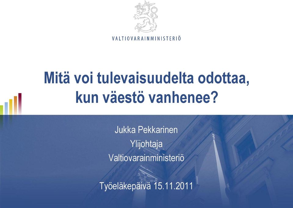 Jukka Pekkarinen Ylijohtaja