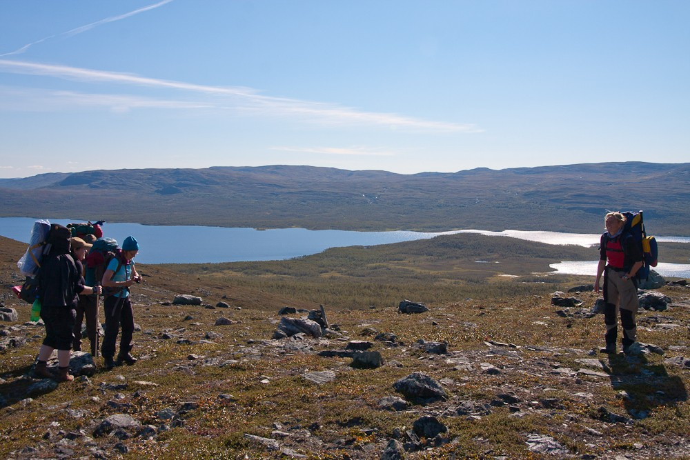 Matka jatkui ja Ison Mallan satulan ylitettyämme näkyi jo melkoinen panoraama