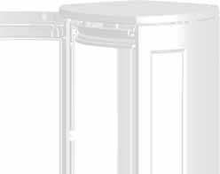 DNSK 7.3 Udskiftning af dørglas og pakninger 7.4 Udskiftning af sideglas og pakning Fig. 36 Fig. 35 J L K I 1. Ved udskiftning af dørglasset løsnes først de nederste 3 skruer (I).