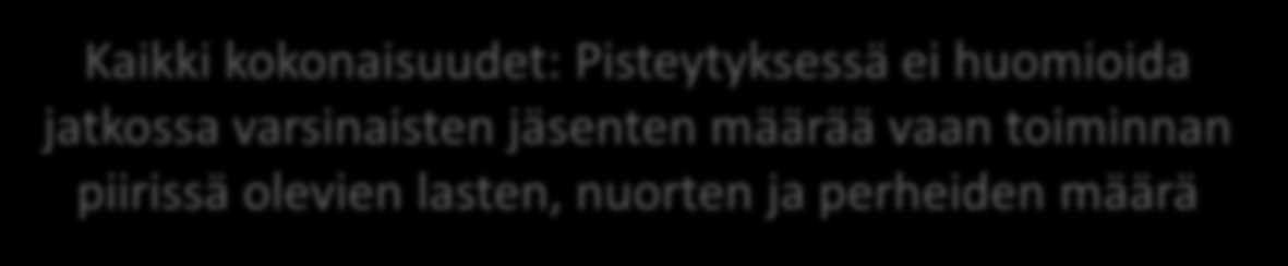 Esitys avustuskokonaisuuksista: Nuorisotyön ja nuorten harrastustoiminnan edistämisen toiminta-avustukset Nuorten yhteiskunnallisen toiminnan edistämisen avustukset Perheitä tukevan