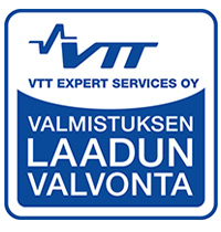 Valmistuksen laadunvalvonnan varmennus Valmistaja ylläpitää tuotannon sisäistä laadunvalvontaa ja testausta Ympäristöministeriön