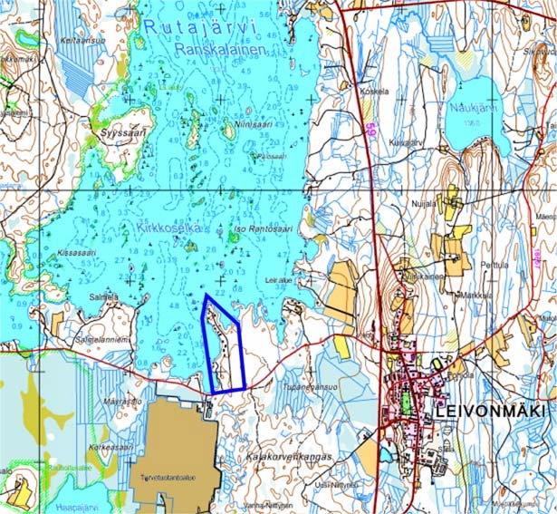 1 1 JOHDANTO Tämä luontoselvitys on tehty Leivonmäen kuntaan Niininiemen asemakaavaa varten.