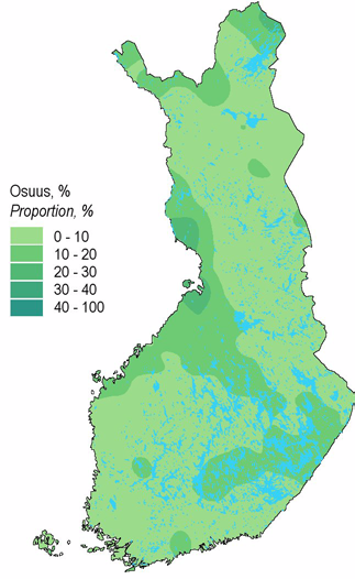 1 Forest resources Mänty Pine Kuusi Spruce Koivu Birch Kuva 1.