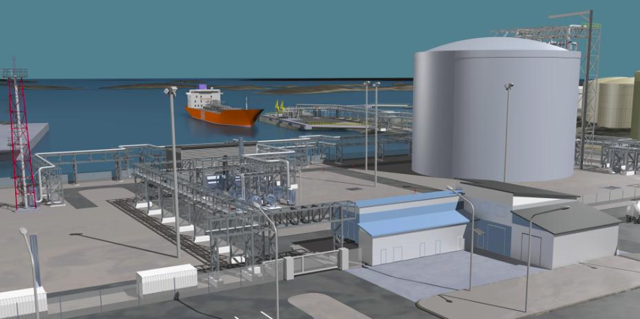 The first LNG terminal in Finland Pori, Tahkoluoto The investment has been made. The terminal is expected to be completed in the fall of 2016.