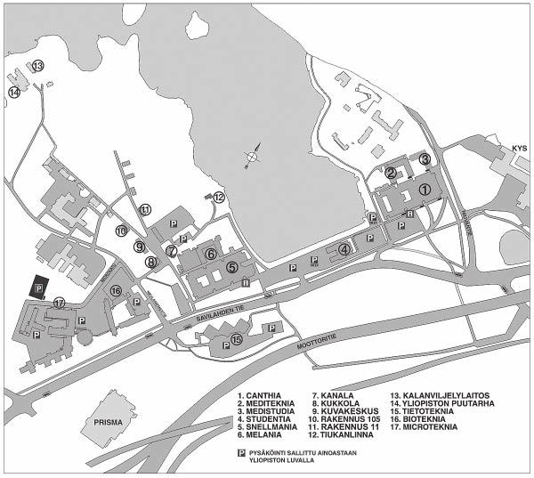 tietoteknia kuopio kartta Opinto opas Yhteiskuntatieteellinen tiedekunta   PDF Ilmainen lataus