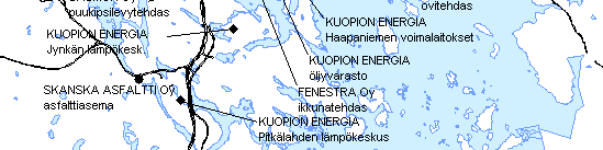 11 2. PÄÄSTÖLÄHTEET Suuressa osassa Kuopion kaupunkialuetta tärkein ilmanlaatuun vaikuttava tekijä on tieliikenne.