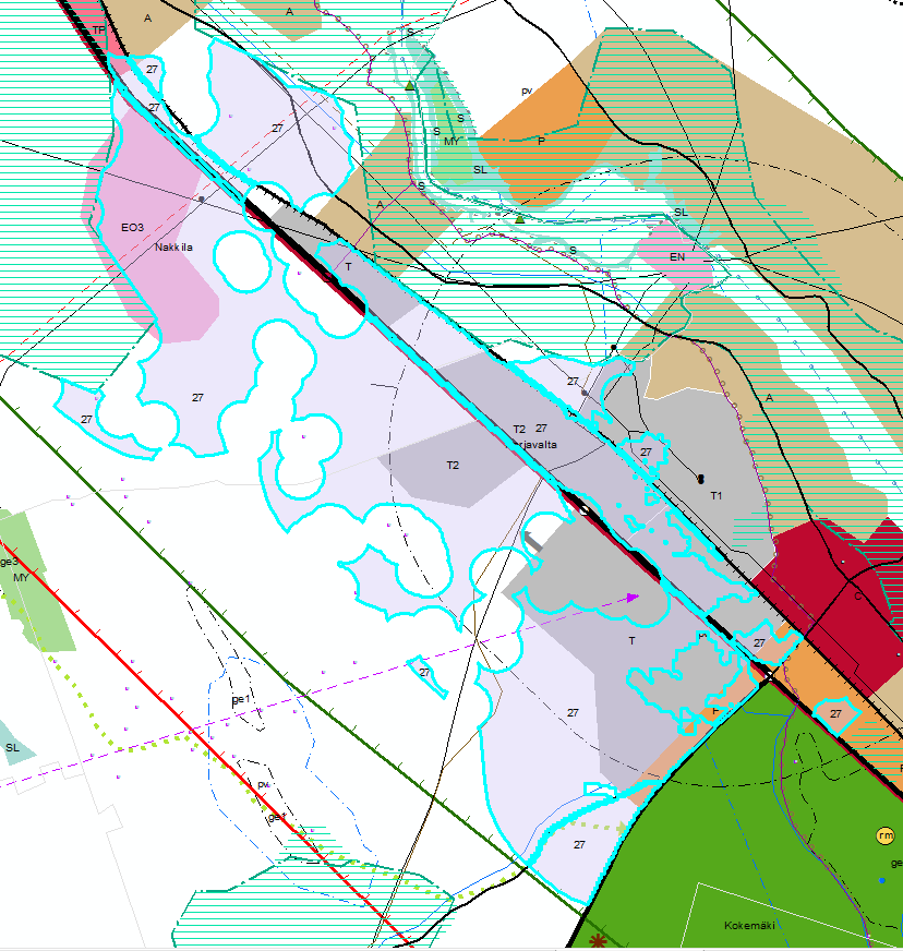 Alue 27, Harjavalta Kaksi pienintä aluetta (3ha ja 5ha) jätetään tarkastelun ulkopuolelle.