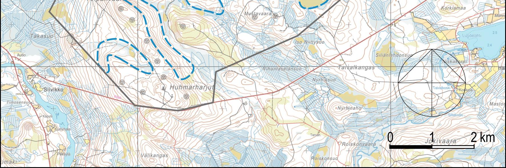 93 Kuva 5-37. Hankealueen linnustollisesti arvokkaimmat alueet. 5.8.