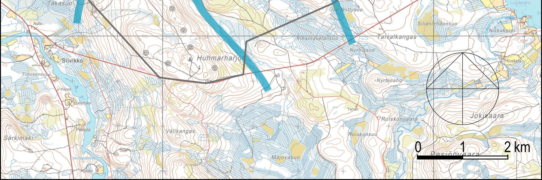 havaittu ollenkaan, vaikka maastokartoituksissa soivia riekkokukkoja havaittiin 10 yksilöä.
