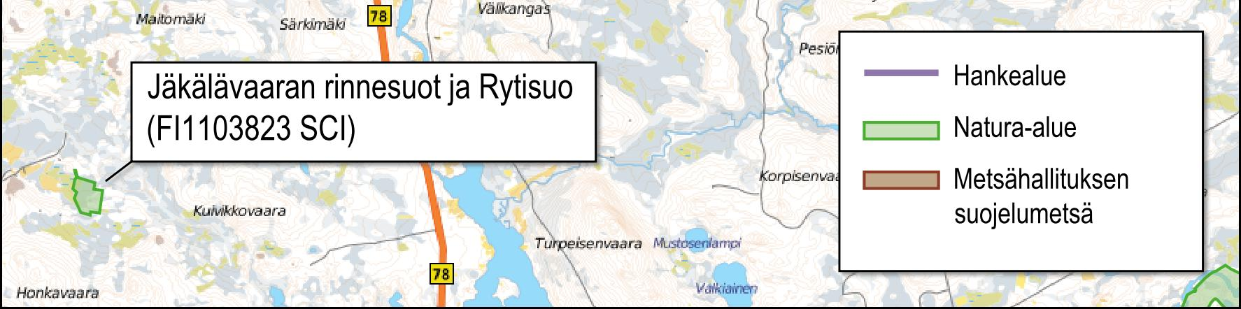 pienet lammet: Julmalampi, Arolampi, Matolampi ja Tyynilampi. Julmalampi on kirkasvetinen rotkolampi, jonka ympärillä on kangasmetsää. Kohde on myös maisemallisesti arvokas (Peltola ym. 1999).