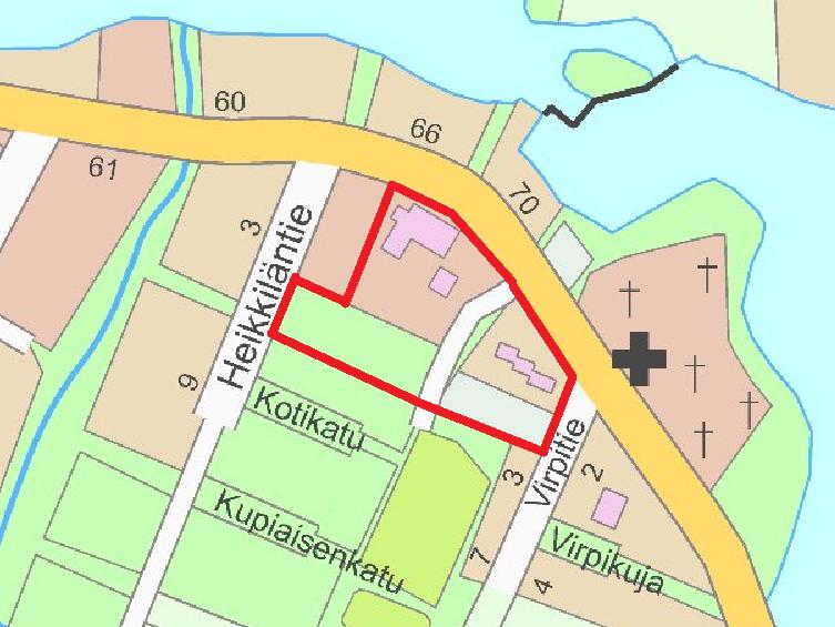 KAAVOITUSKATSAUS 2016 Sivu 22 LÄHIAIKOINA VIREILLE TULEVAT Sallilan koulun asemakaavan päivittäminen, Vampula Sallilan koululle on peruskorjaustarve, joka olisi alustavien suunnitelmien mukaan vuonna
