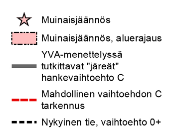 7 Vaikutukset maisemaan ja kulttuuriperintöön väyläkäytävästä tulee koko taajamaa hallitseva elementti. Taajaman maisemakuvaan kohdistuva haitallinen vaikutus on erittäin suuri.