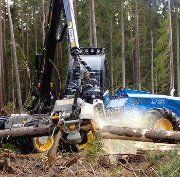 FOREST RFID SYSTEM To develop an all weather outdoor operating RFID system for marking and tracing of logs from forest to saw mill State of the art is extended in the following developments: Pulping