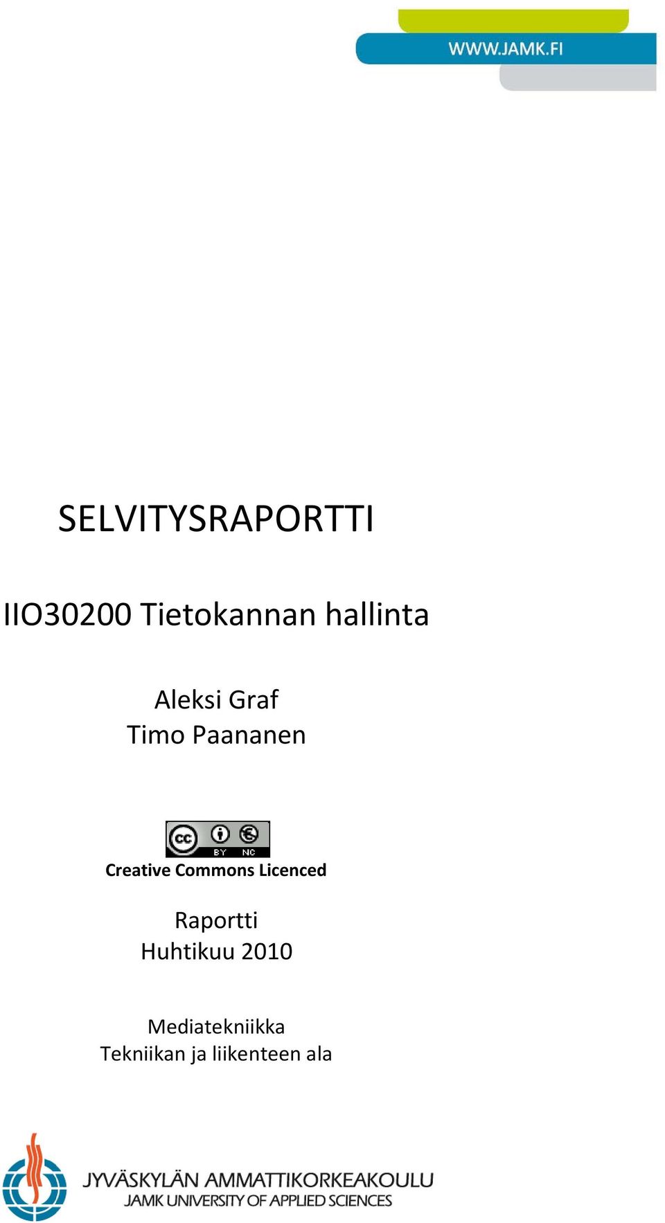 Creative Commons Licenced Raportti
