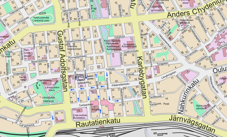 KOKKOLAN KAUPUNKI TEKNINEN PALVELUKESKUS KAAVOITUSPALVELUT KARLEBY STAD TEKNISKA SERVICECENTRET PLANLÄGGNINGSTJÄNSTER ASEMAKAAVAMUUTOKSEN