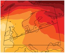 Taustaa IPCC (2013) Pohjois-Euroopassa Lämpötilan kasvu 3 7 ºC vuoteen