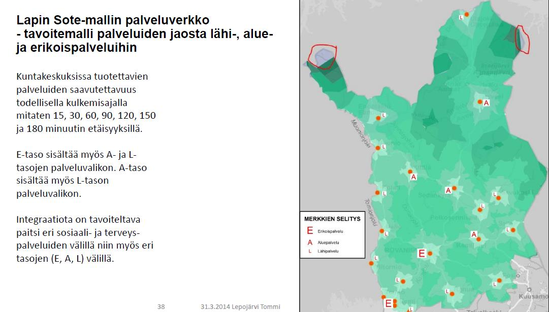 B) Toimenpiteet - Sote-Tuotantoalueista ja - rakenteesta päättäminen kuuluu tulevalle itsehallinto-alueelle.