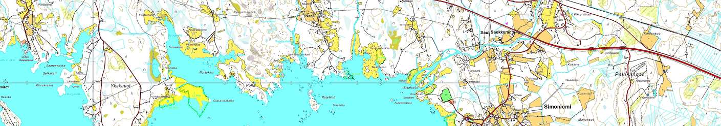 Project: Simo Description: Rajakiiri Oy DECIBEL - Map 8, m/s WindPRO version 2.9.