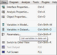 Ylävalikon Edit\Copy -> Paste to clipboard toiminnolla voit kopioida samaa faktorirakennetta malliisi.