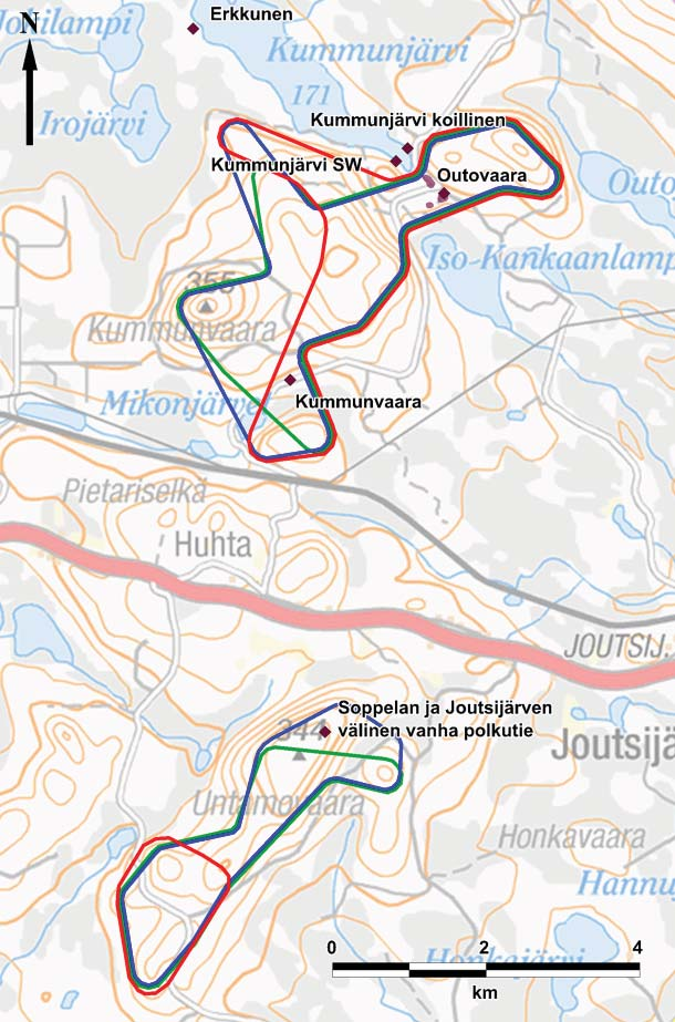 4.4.5 Arkeologinen perintö Kemijärven alueen muinaisjäännöslöydöt keski yvät vesistöjen, lähinnä Kemijärven ja Kemijoen, läheisyyteen.