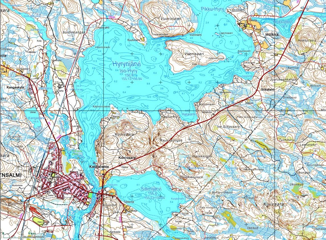 Hyrynsalmen kunta HIETALAHDEN RANTA-ASEMAKAAVAN MUUTOS Kaavamuutos koskee kortteleita 9-10, sekä maa- ja metsätalousaluetta OSALLISTUMIS- JA ARVIOINTISUUNNITELMA 27.3.2014 12.6.