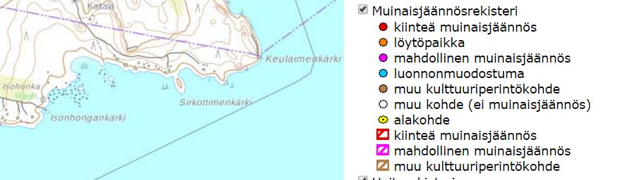 Ilmakuva osoittaa alueen peitteisyyttä 2.122 Muinaisjäännökset Museoviraston muinaisjäännösrekisterin perusteella alueella ei ole tiedossa muinaisjäännöksiä. 2.123 Palvelut Etäisyys Kuhmoisten kirkonkylän palveluihin on noin 15 km ja Padasjoen kirkonkylän palveluihin noin 25 km.