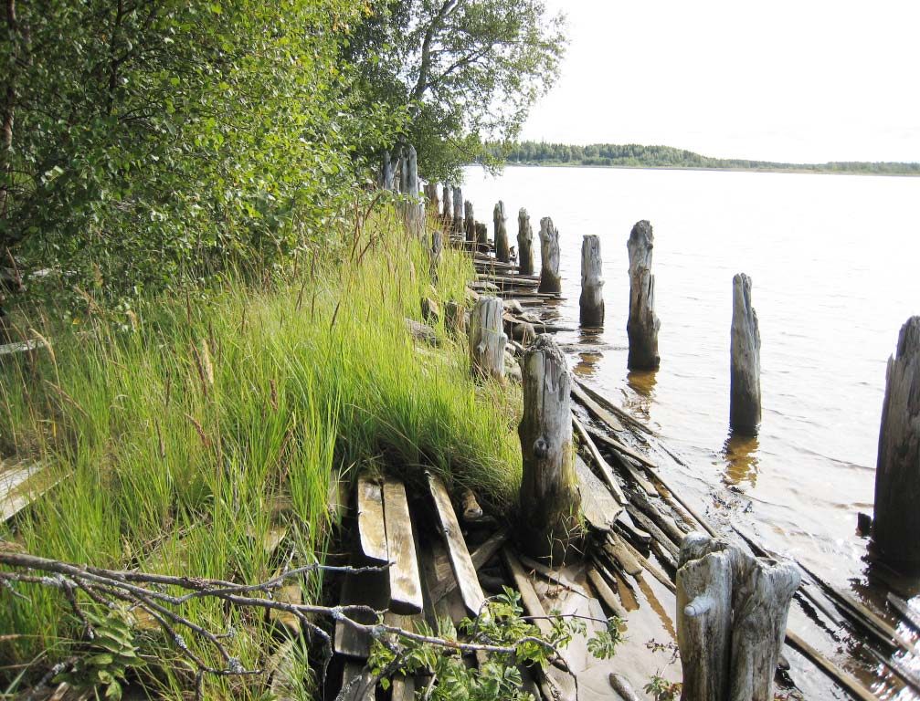 Alueella olevat sahan aikaiset jäänteet säilytetään muistoina sahan ajan rakennuksista ja rakenteista.