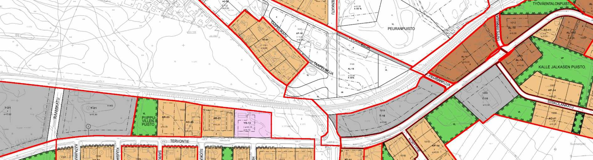 SUONENJOKI Suvilahden yleis- ja asemakaavamuutokset Asemakaava Suunnittelualueella on voimassa vuonna 1991 vahvistettu asemakaava.
