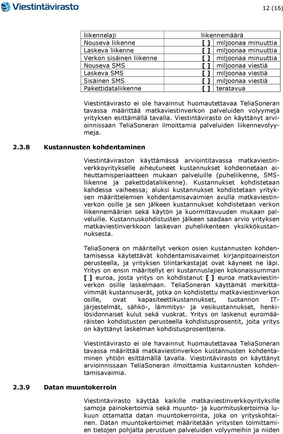 8 Kustannusten kohdentaminen 2.3.