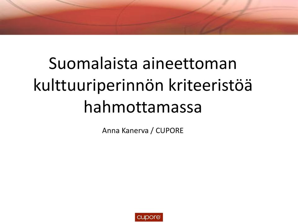 kulttuuriperinnön