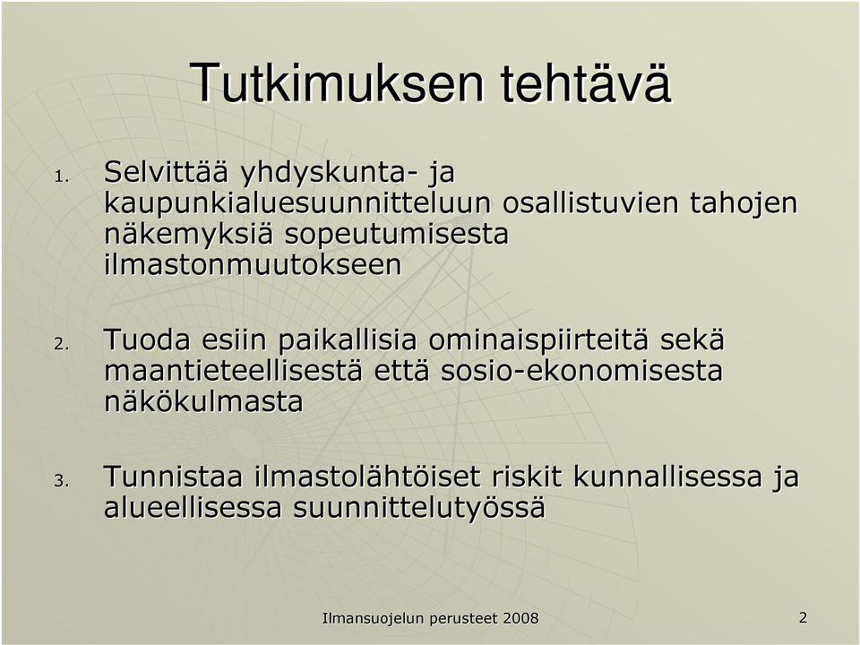 sopeutumisesta ilmastonmuutokseen 2.