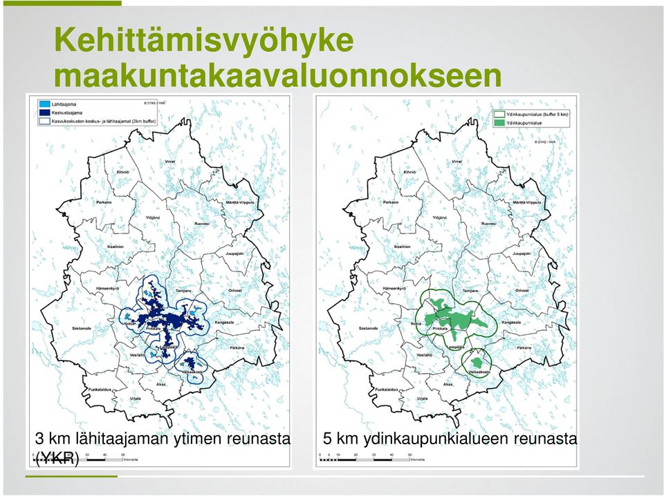 km lähitaajaman ytimen