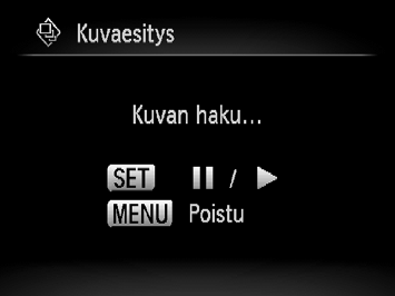 . Kuvaesitysten katseleminen Suodatettu toisto Voit käyttää suodatetussa toistossa seuraavia toimintoja suodatettujen kuvien käsittelemiseksi yhdellä kertaa. / Kuvien poistaminen (s. 29),.