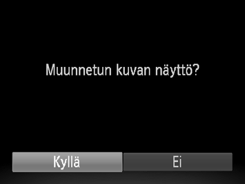 = Kuvakoon muuttaminen Voit muuttaa kuvan pienemmäksi ja tallentaa pienemmän kuvan erillisenä tiedostona. Valitse [Muuta kuvakoko].