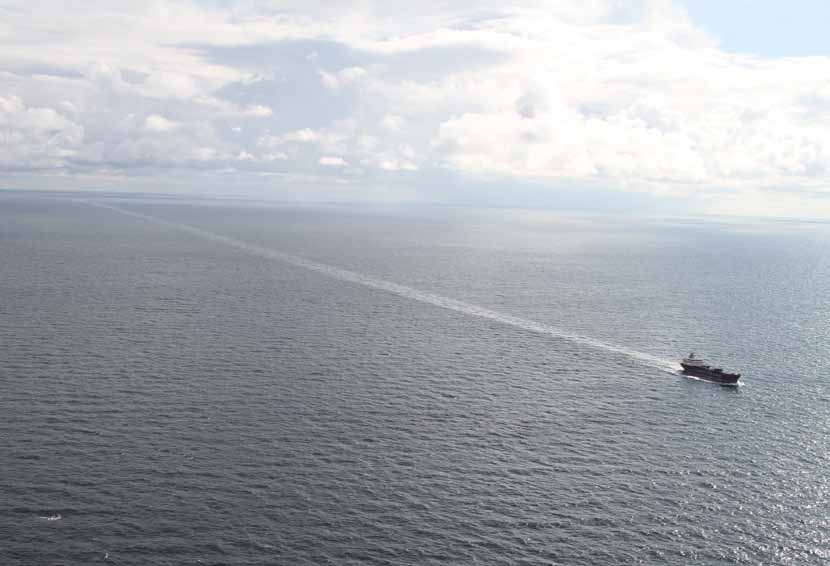 Meriturvallisuus ja pelastustoimi Merellistä ympäristövalvontaa kansainvälisessä yhteistyössä Miljöövervakning till havs som internationellt samarbete Maritime environmental monitoring in