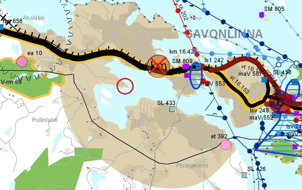 Muutosalueen pinta-ala on n. 3 ha ja sijoittuu keskustaajaman länsiosien osayleiskaavaalueelle, joka on hyväksytty 12.3.2007. Osayleiskaavan muutos ko. suunnittelualueella on hyväksytty 22.2.2010.