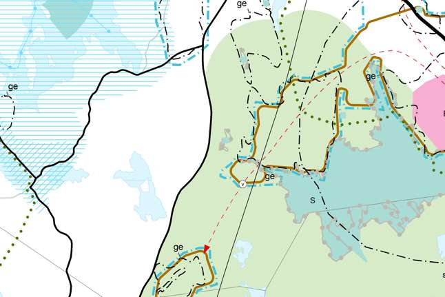130 1.43 Ruottaniitty-Siikanotko Ruottaniitty-Siikanotkon Natura-alue Kuva 42. Ote Maakuntakaavaluonnoksesta Ruottaniitty-Soikkonotkon Natura-alueen ympäristöstä.