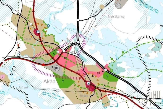11 1.5 Alhonlahti Alhonlahden Natura-alue Kuva 4. Ote maakuntakaavasta Alhonlahden Natura-alueen ympäristössä.