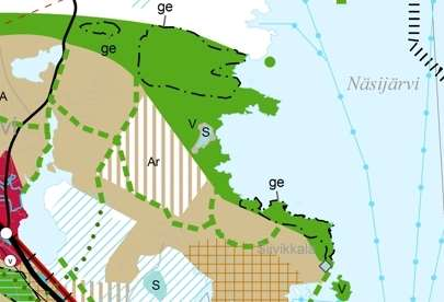 145 1.48 Valkeekivi Valkeekiven Natura-alue Kuva 47. Ote Maakuntakaavaluonnoksesta Valkeekiven Natura-alueen ympäristöstä.