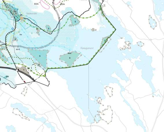 147 1.49 Vanajaveden alue Vanajaveden alueen Natura-alue Kuva 48. Ote Maakuntakaavaluonnoksesta Vanajaveden alueen Natura-alueen ympäristöstä.