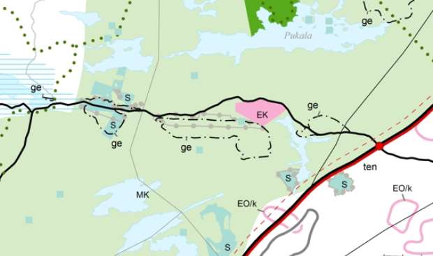 13 1.6 Harjunvuori-Viitapohja Harjunvuori-Viitapohjan Natura-alue Kuva 5. Ote Maakuntakaavaluonnoksesta Harjunvuori-Viitapohja Natura-alueen ympäristöstä.