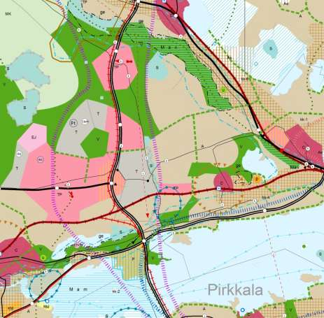 73 Ratayhteyden toteuttamisen vaikutukset Myllypuron Natura-alueeseen ovat välillisiä ja syntyvät pääosin rakentamisvaiheessa maanrakennustöiden yhteydessä.