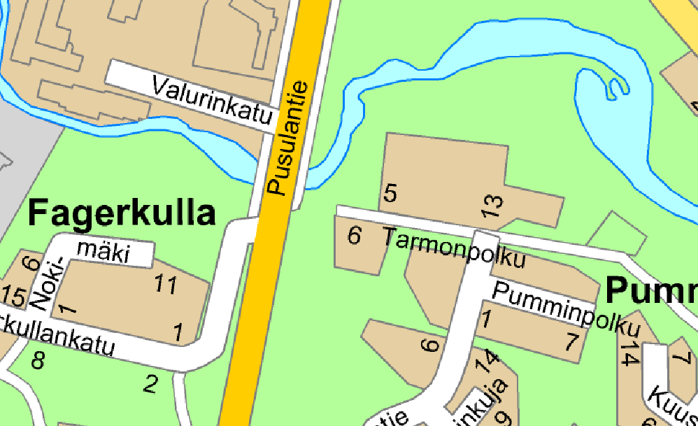 TARMONPOLKU 6 ASEMAKAAVAN MUUTOS Ote osoitekartasta. KOHDEALUE Asemakaavan muutosalue sijaitsee Pumminmäen kaupunginosassa Tarmonpolun varressa.