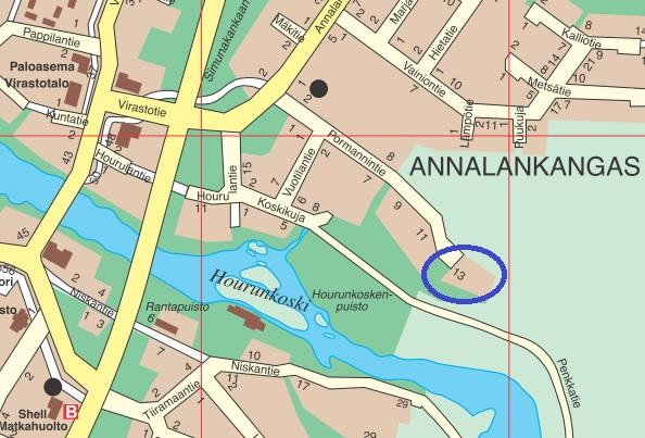 1.2 Kaava-alueen sijainti Pyhäjoen kunta Suunnittelualue (kortteli 335) sijaitsee Annalankankaalla Pyhäjoen kirkonkylän itäpuolella.