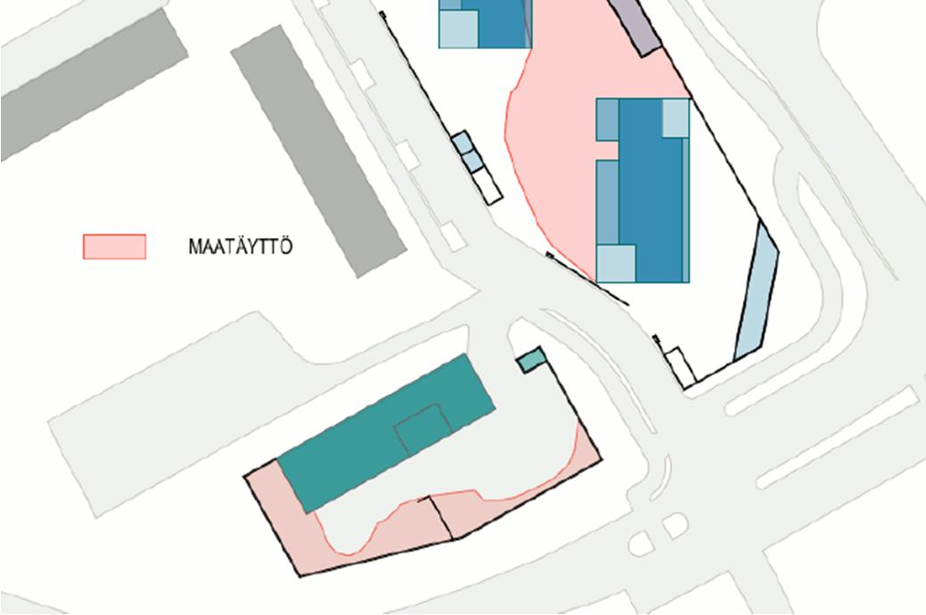 28 (38) 4.3.3 Maaperän rakennettavuus ja puhtaus Rakennettaville alueille tulee maatäyttöjä.